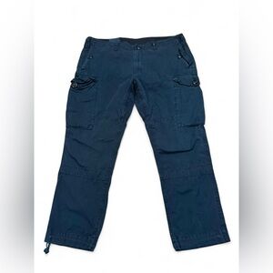 Polo Ralph Lauren Men’s Dark Navy Blue Combat GS Cargo Pants Size 40x32